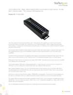 Datasheet for Startech.com ST1030USBM, EAN: 0065030863001