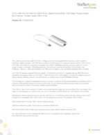 Datasheet for Startech.com ST3300G3UA, EAN: 0065030862554