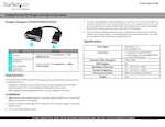 Datasheet for Startech.com MDP2DVIS, EAN: 0065030842334