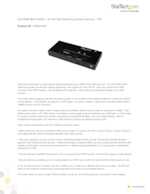 Datasheet for Startech.com VS222HD4K, EAN: 0065030862271