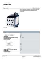 Datasheet for Siemens 3TG10010AC2, EAN: 4011209044944