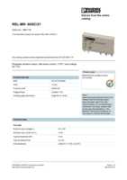 Datasheet for Phoenix Contact 2961118, EAN: 4017918130886
