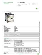 Datasheet for Schneider Electric CA2KN40B7, EAN: 3389110500325