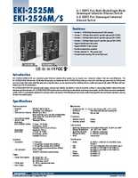 Datasheet for Advantech EKI-2526S-AE