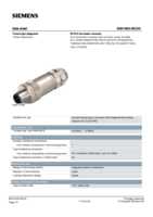 Datasheet for Siemens 6GK19050EC00, EAN: 4019169402019