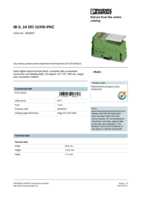 Datasheet for Phoenix Contact 2862822, EAN: 4017918907617