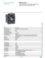 Datasheet for Schneider Electric ZB5AW0M15, EAN: 3389110909197