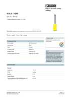 Datasheet for Phoenix Contact 3201123, EAN: 4017918094676