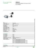 Datasheet for Schneider Electric ZB4BG5, EAN: 3389110889239