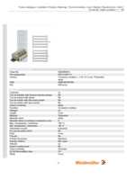 Datasheet for Weidmüller 0522660010, EAN: 4008190162788