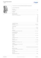 Datenblatt zu Hager L71M, EAN: 3250610740569
