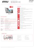 Datasheet for MSI 7E62-001R, EAN: 4711377290616