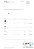 Datasheet for Gira 0215331, EAN: 4010337074724