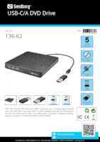 Datasheet for Sandberg 136-62, EAN: 5705730136627