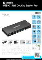 Datasheet for Sandberg 136-61, EAN: 5705730136610