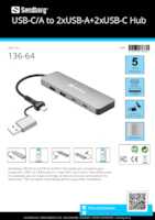Datasheet for Sandberg 136-64, EAN: 5705730136641