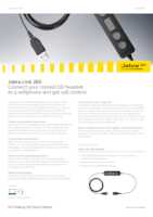 Datasheet for Jabra 260-09, EAN: 5706991017458