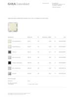 Datenblatt zu Gira 283601, EAN: 4010337078944