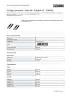 Datasheet for Phoenix Contact 2799720, EAN: 4017918156053