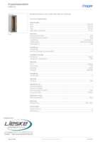 Datasheet for Hager FB61LE, EAN: 3250616003484