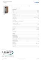 Datasheet for Hager FB62LE, EAN: 3250616003507