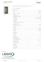 Datasheet for Hager FB72LE, EAN: 3250616003569