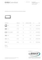 Datasheet for Gira 100206, EAN: 4010337002062