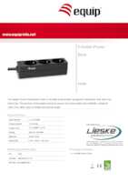 Datasheet for Equip 333280, EAN: 4015867157770