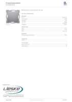 Datasheet for Berker 6710091404, EAN: 4011334276616
