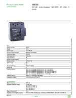 Datasheet for Schneider Electric 18639, EAN: 3303430186397