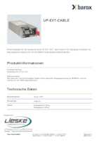 Datenblatt zu Barox UP-EXT-CABLE