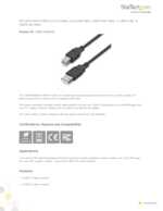 Datasheet for Startech.com USB2HAB65AC, EAN: 0065030850025