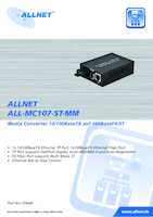 Datasheet for Allnet ALL-MC107-ST-MM, EAN: 4038816051646