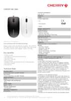 Datasheet for Cherry JM-0600-2, EAN: 4025112083334