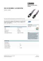 Datasheet for Phoenix Contact 1507366, EAN: 4017918900182