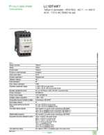 Datasheet for Schneider Electric LC1DT40F7, EAN: 3389110577693