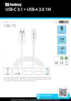 Datasheet for Sandberg 136-15, EAN: 5705730136153