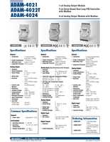 Datasheet for Advantech ADAM-4024-B1E
