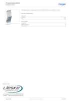 Datasheet for Hager R6585VERZ, EAN: 4012740250917