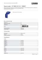 Datasheet for Phoenix Contact 1205671, EAN: 4017918137625