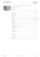 Datenblatt zu Hager FB6013037035, EAN: 4012740020442
