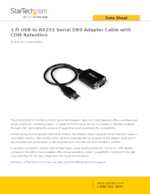 Datasheet for Startech.com ICUSB232PRO, EAN: 0065030820080