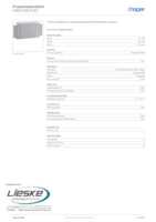 Datasheet for Hager FB6013087030, EAN: 4012740020510