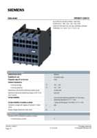 Datasheet for Siemens 3RH29112GA13, EAN: 4011209829497