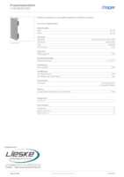 Datasheet for Hager LF4009067030, EAN: 4012740021586