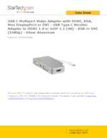 Datasheet for Startech.com CDPVGDVHDMDP, EAN: 0065030863094