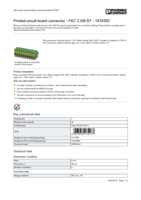 Datasheet for Phoenix Contact 1910393, EAN: 4017918175177