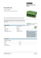 Datasheet for Phoenix Contact 1804946, EAN: 4017918046385