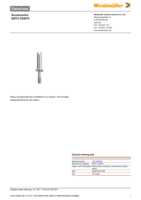 Datenblatt zu Weidmüller 1471300000, EAN: 4008190017354