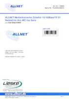 Datasheet for Allnet TS-A005-050010, EAN: 4038816140852